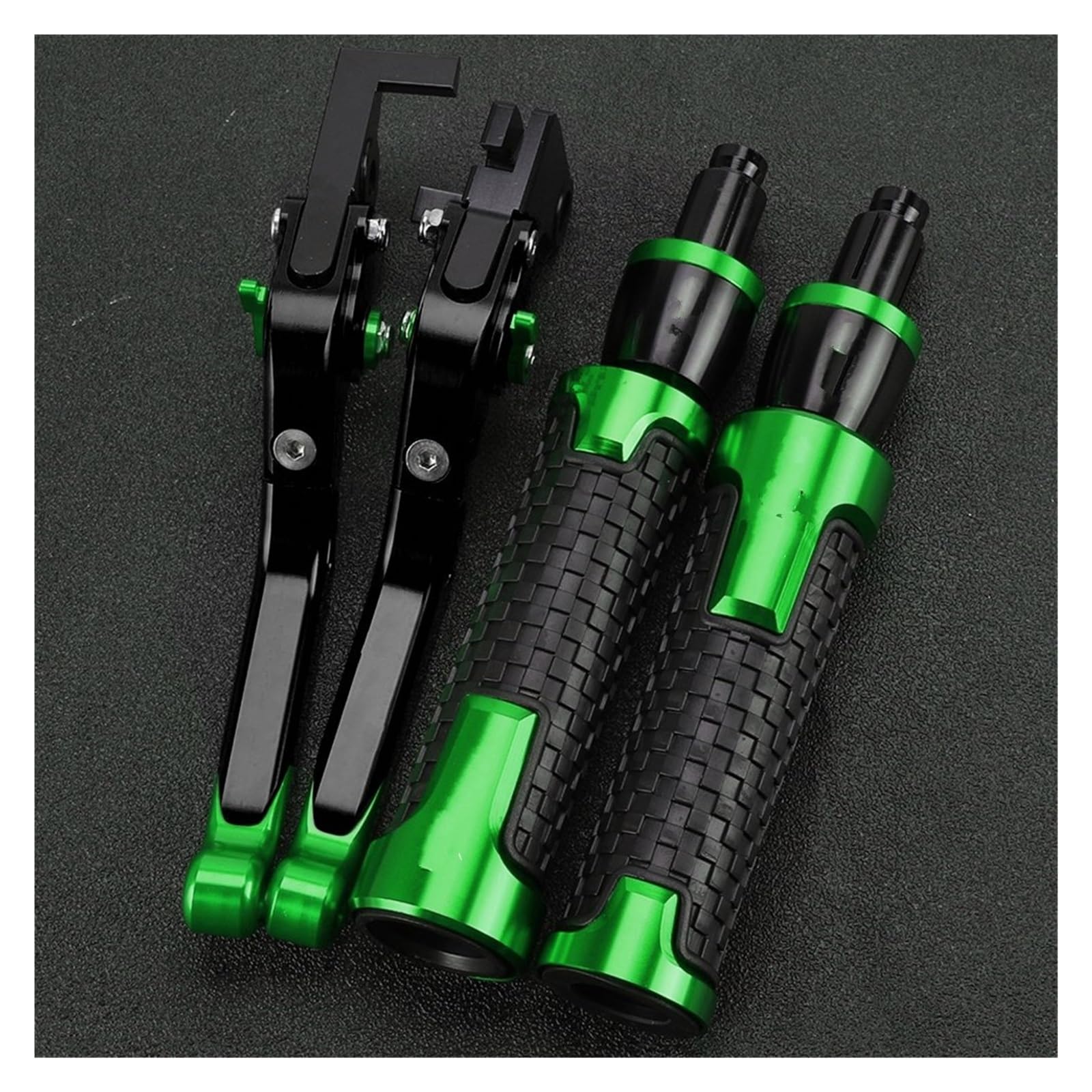 Ouvecr K Motorbike Brake Levers For Awasaki For Ninja For Zx6r 2019-2024 Brake Clutch Levers Handlebar Grips Ends Adjustable Lever(K)