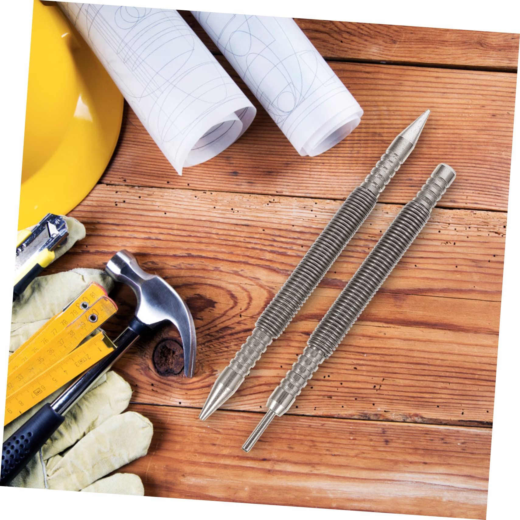 ARTIBETTER Nail Set Kit Spring Nail Punch Steel Punch Set Perfect for Glass Wood Metal