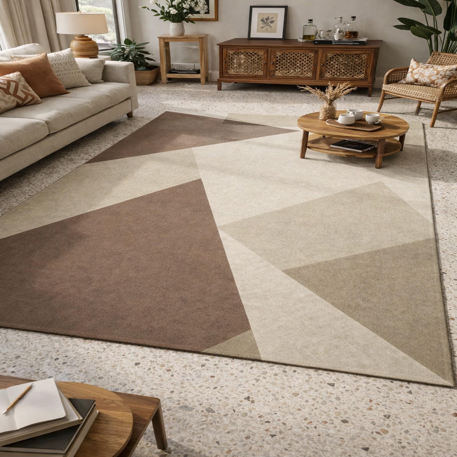 Tapis de salon poil ras pour sublimer votre chambre et créer un coin lecture chaleureux