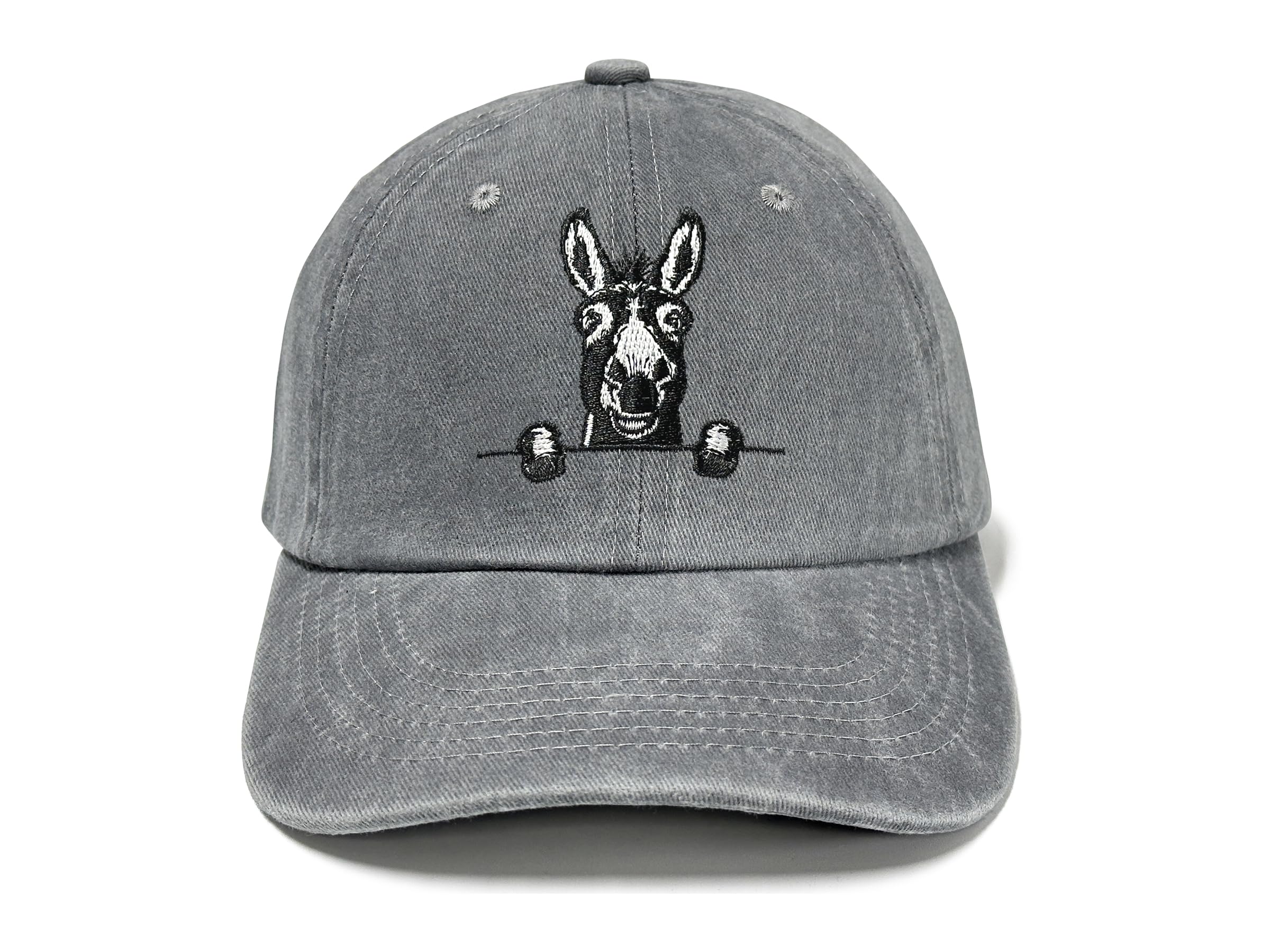 Horpe Goat Donkey Horse Pig Hat, Farm Animal Baseball Cap for Men Women | Farm Life Inspiration, Precision Embroidery Craft, Breathable Cotton Fabric, Secure Adjustable Buckle