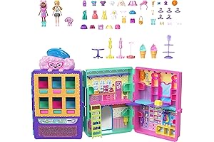 Polly Pocket Dolls & Candy Style Fashion Drop Playset