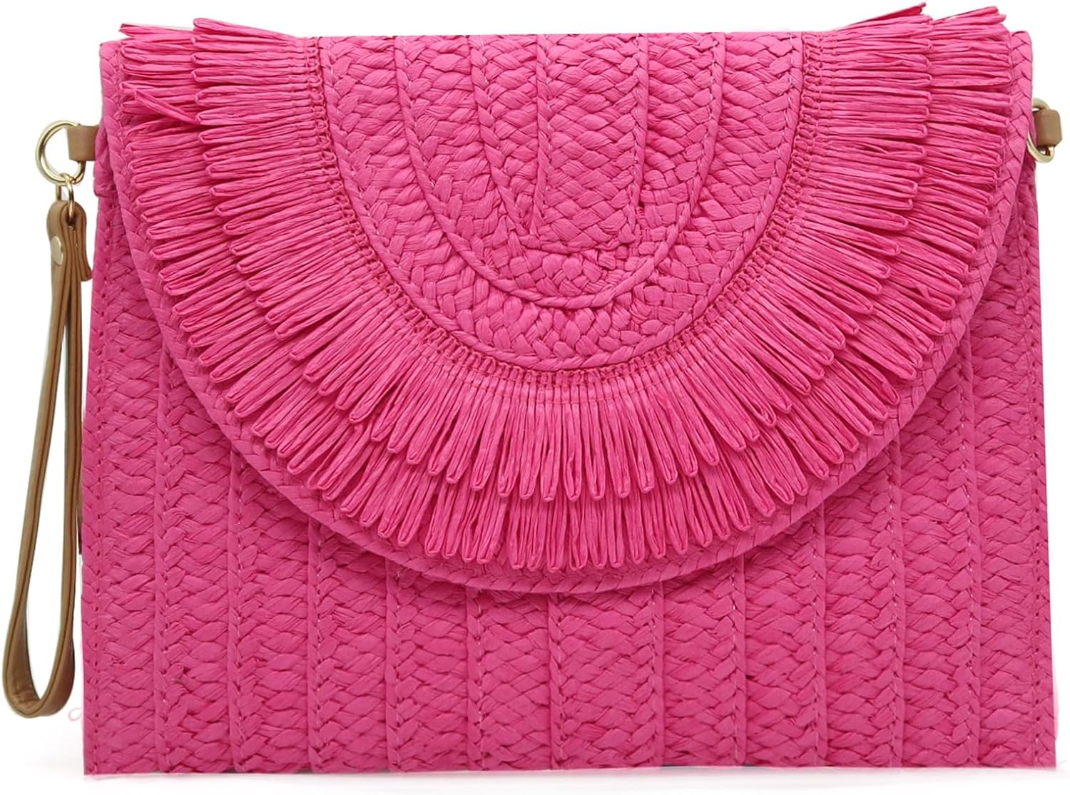 Summer Straw Clutch Purses for Women Raffia Clutch Woven Beach Purse Evening Bag for Vacation Travel