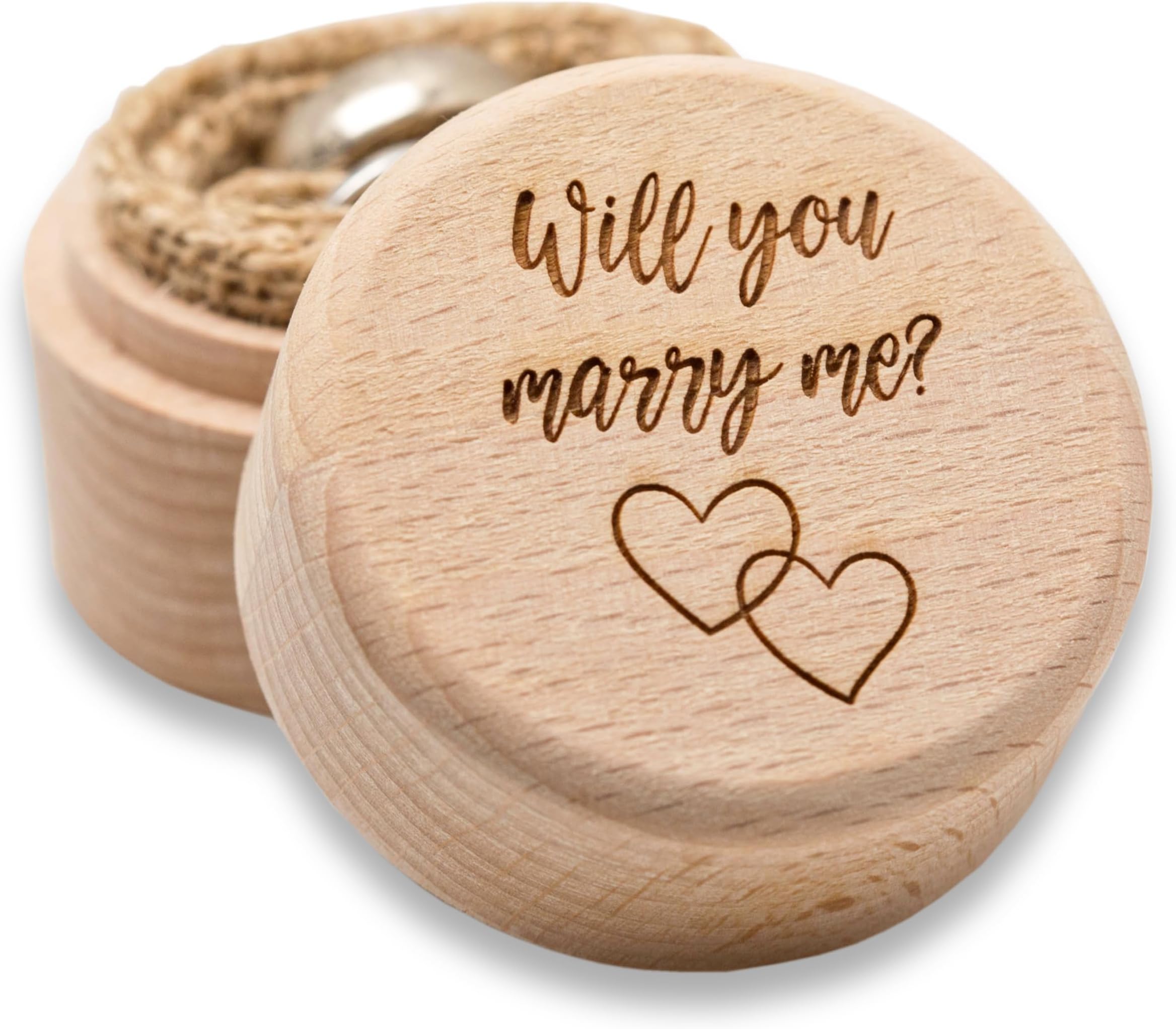 Will You Marry Me' Proposal Ring Box - Wedding & Engagement Ring Holder