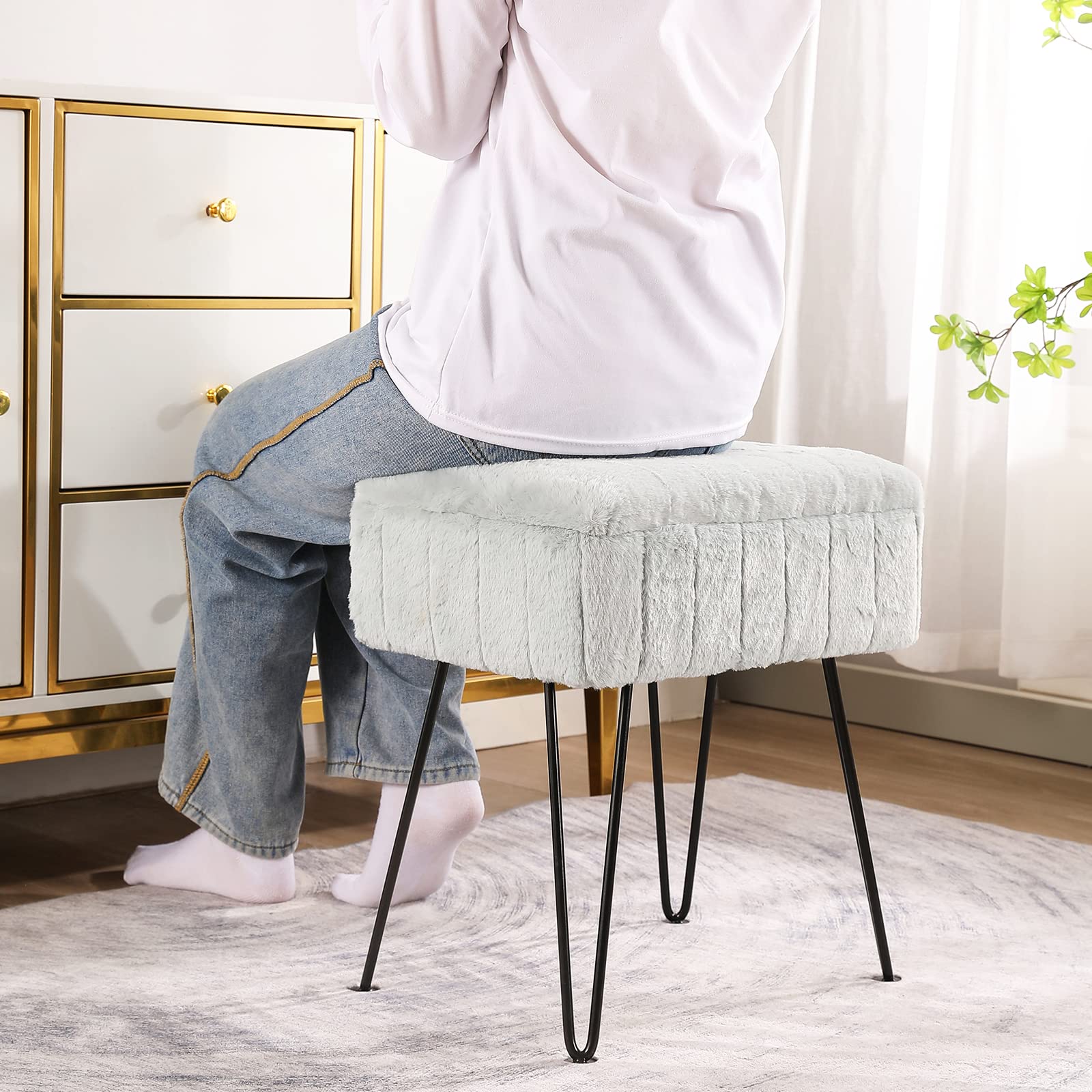 フェイクファースツール フェイクファースツール 「送料無料」 : 住マイル - 通販 - Yahoo