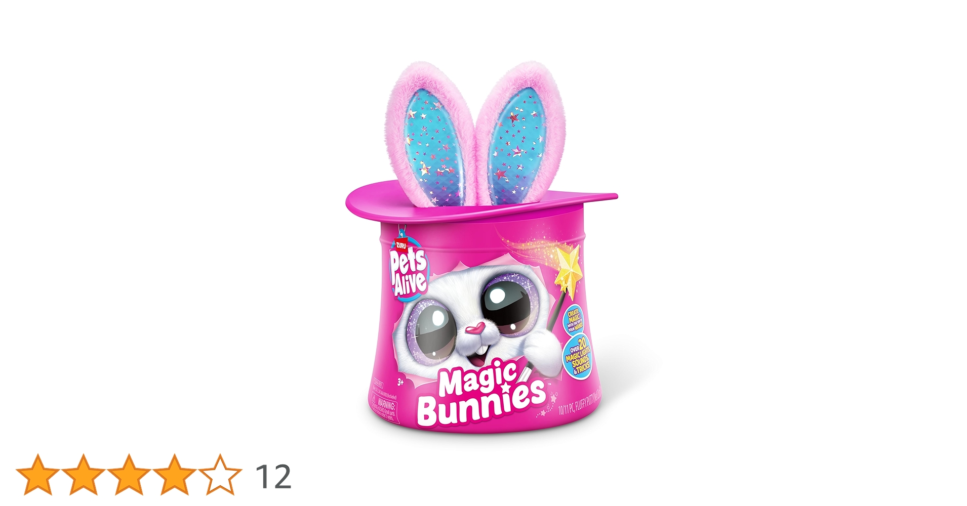 Amazon.co.jp: ZURU Pet's Alive Magic Bunny Surprise。 : おもちゃ