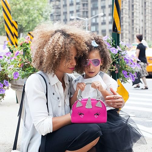 Vista 12 de Juego de monedero para niñas pequeñas con juguetes de maquillaje, juguetes para niñas pequeñas para regalos de niñas de 3, 4, 5, 6, 7 años, bolso