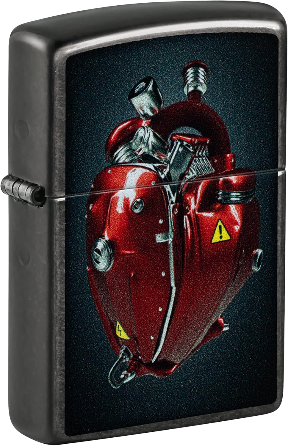 Zippo Windproof Lighter, Jumping Fish, High Polish Blue, Colour Image, Refillable, Reusable, Windproof Design, Gift Box, Made in USA
