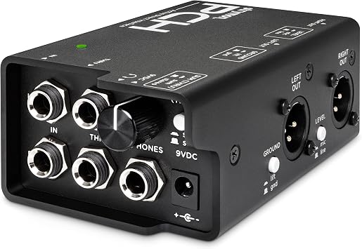 Strymon PCH Stereo Active Direct Interface DI Box مع مضخم سماعة رأس الاستوديو للغيتار ولوحات الدواسات والسينث ولوحة المفاتيح