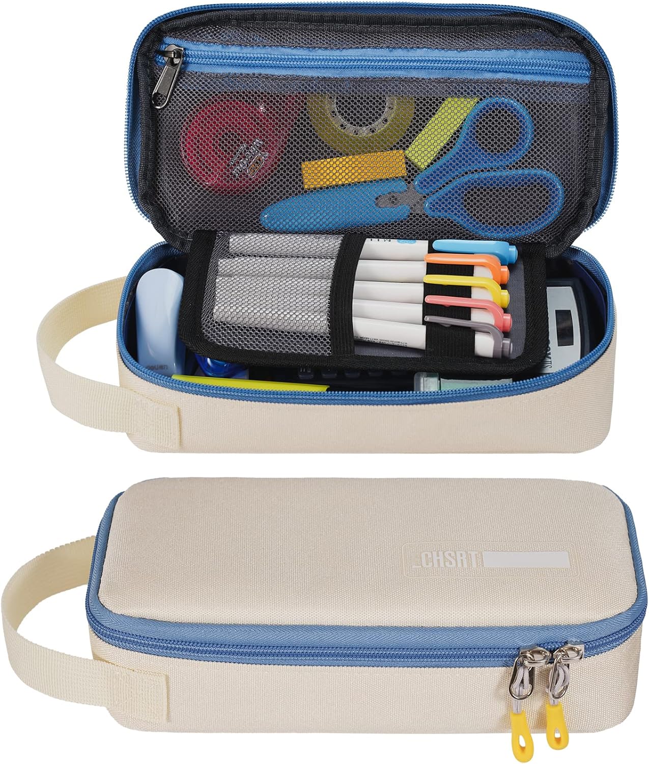 PUPTILY Estuche Para Lápices, Estuches Estéticos De Gran Capacidad Con Cremallera