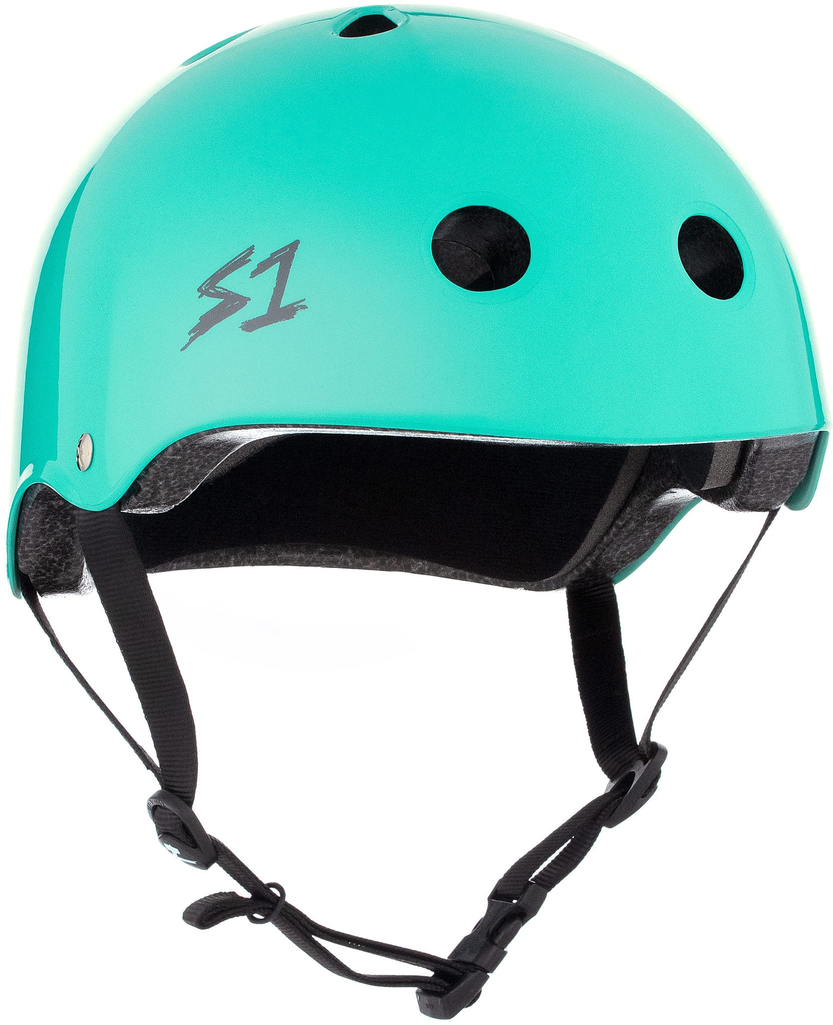 S1 Lifer Helmet for Skateboarding, BMX, and Roller Skating - EPS Fusion Foam, CPSC & ASTM Certified - Lagoon Gloss XX-Large (58.4 cm) — image 1