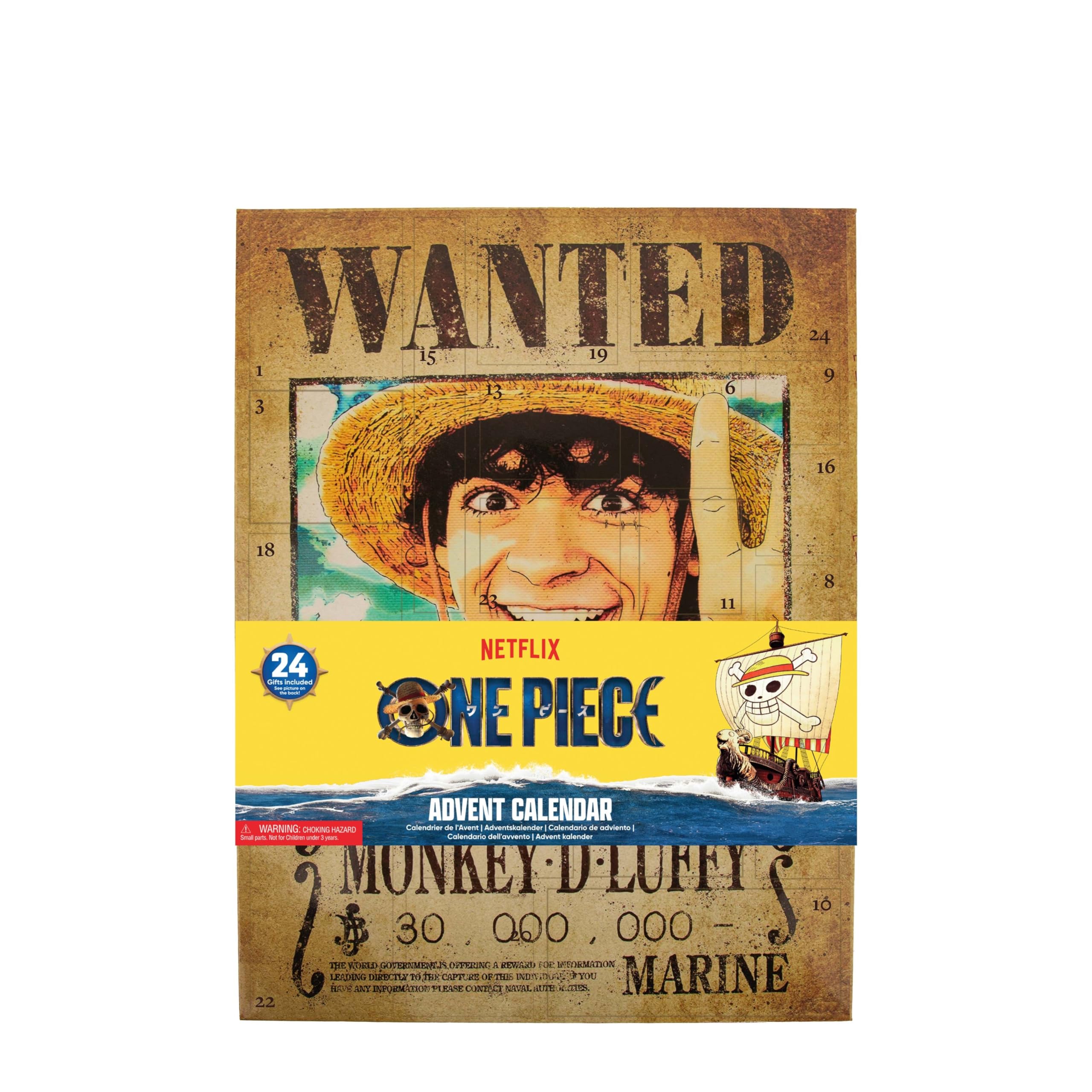 Amazon.com: ONE PIECE - Advent Calendar 2025-24 Exclusive Gifts