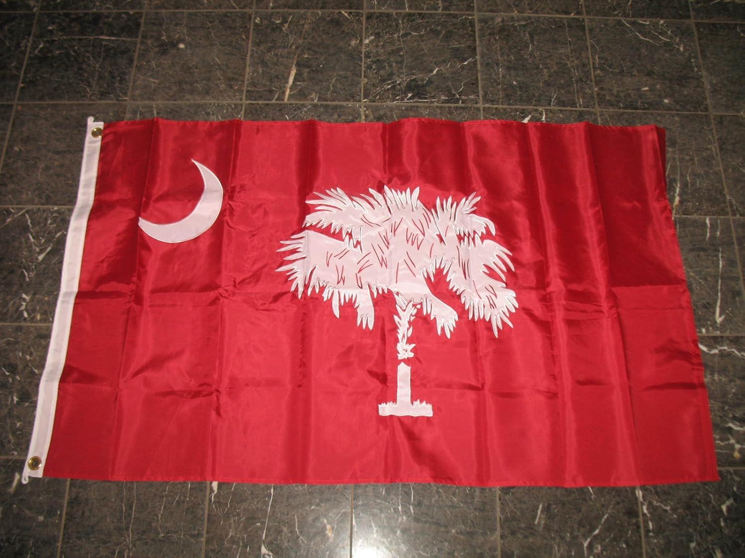 AES 3X5 Embroidered Sewn South Carolina Big Red Citadel Nylon Flag