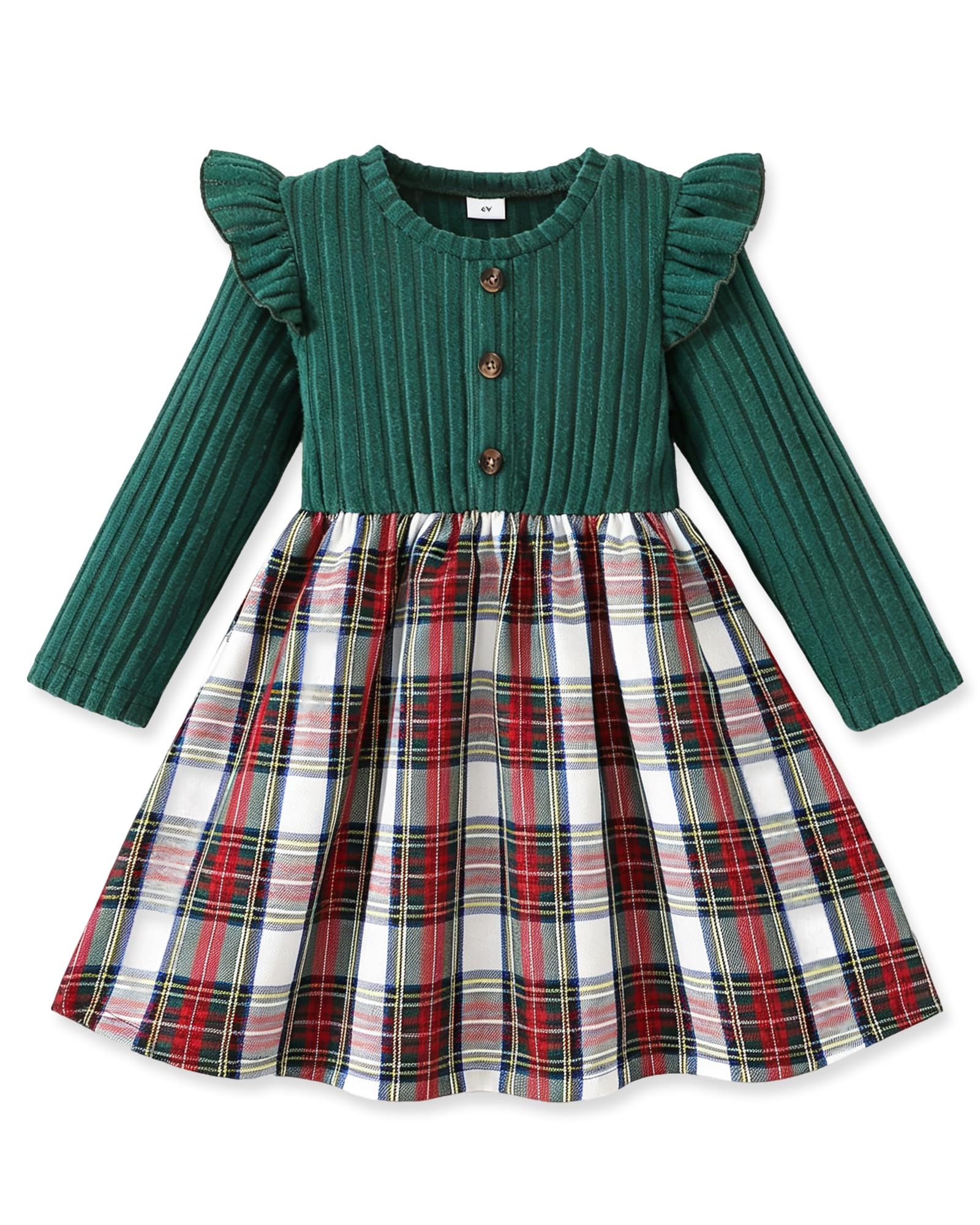 Toddler Girl Dresses 18Months-6Years Casual Fall Winter Knit Outfits