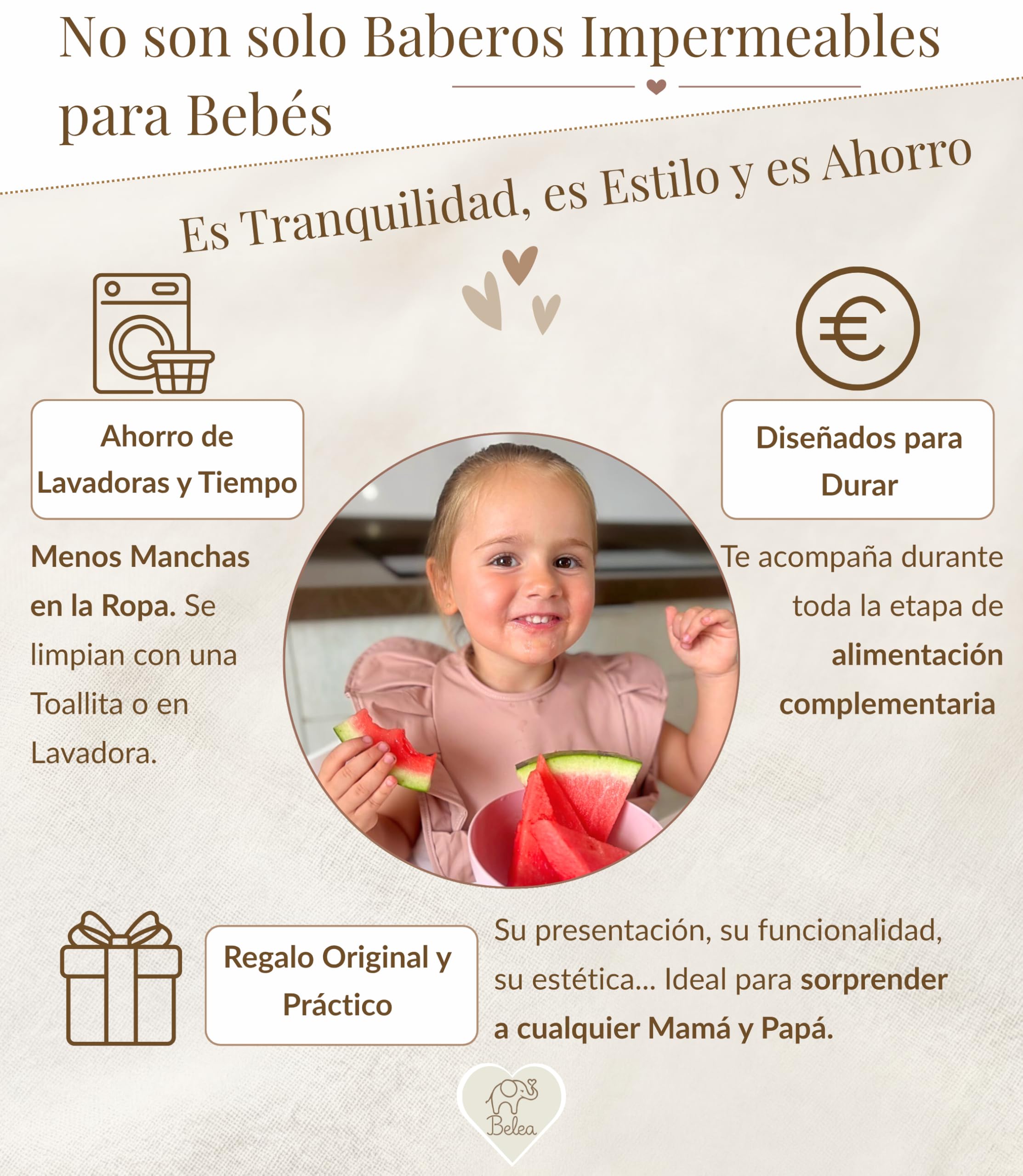 Baberos Bebe Impermeables BLW sin Mangas con Volantes Ajustable de 6 Meses a 5 Años Bolsillo Recogemigas Babete Impermeável Bebe Waterproof Sin BPA Lavable Regalo Babyshower Cumpleaños Bebé Niña