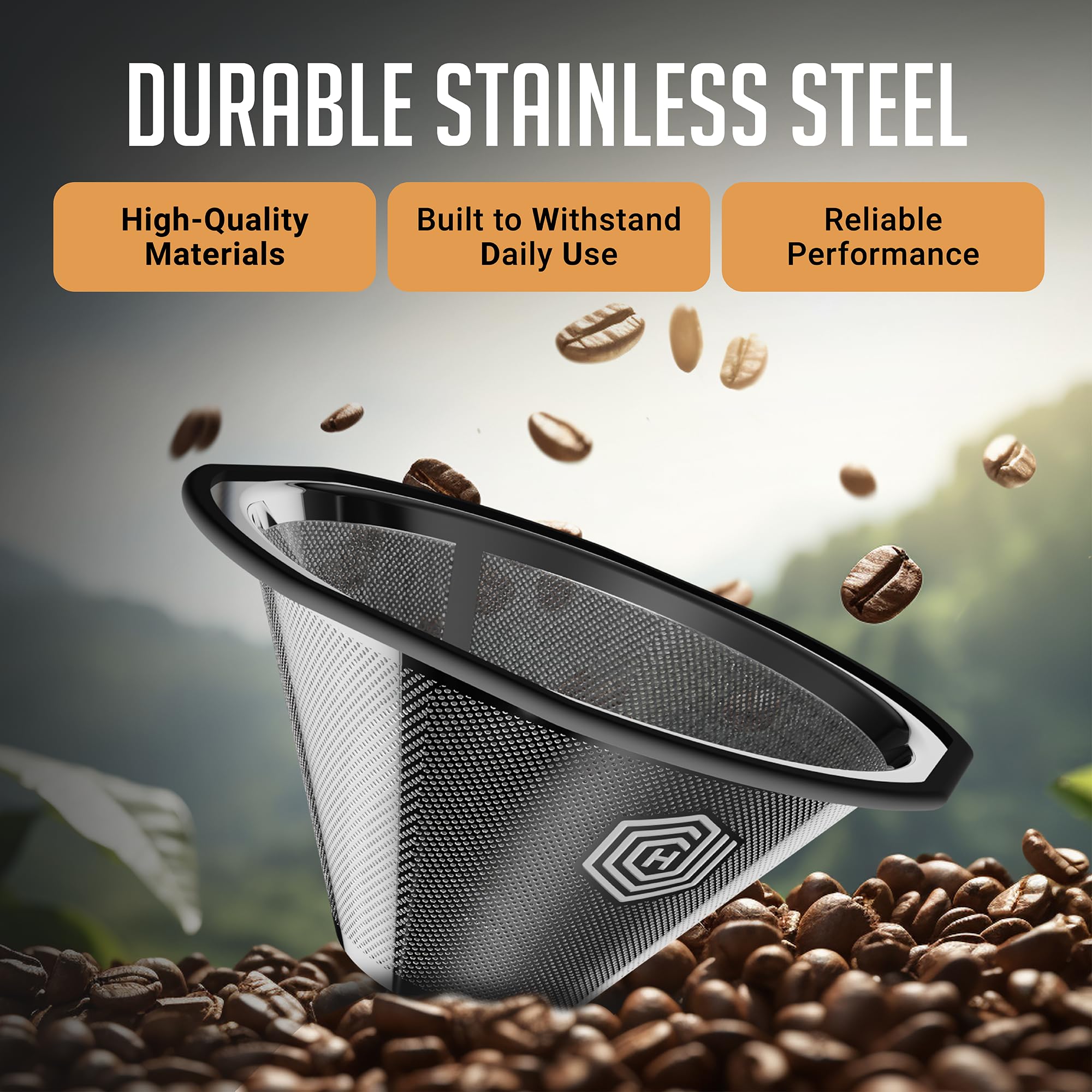 Amazon.com: HEXNUB Reusable Coffee Filter for Kalita Wave