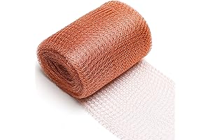 Copper Mesh Roll for Rodent Control and General Protection - 5 Inch X 50 Feet