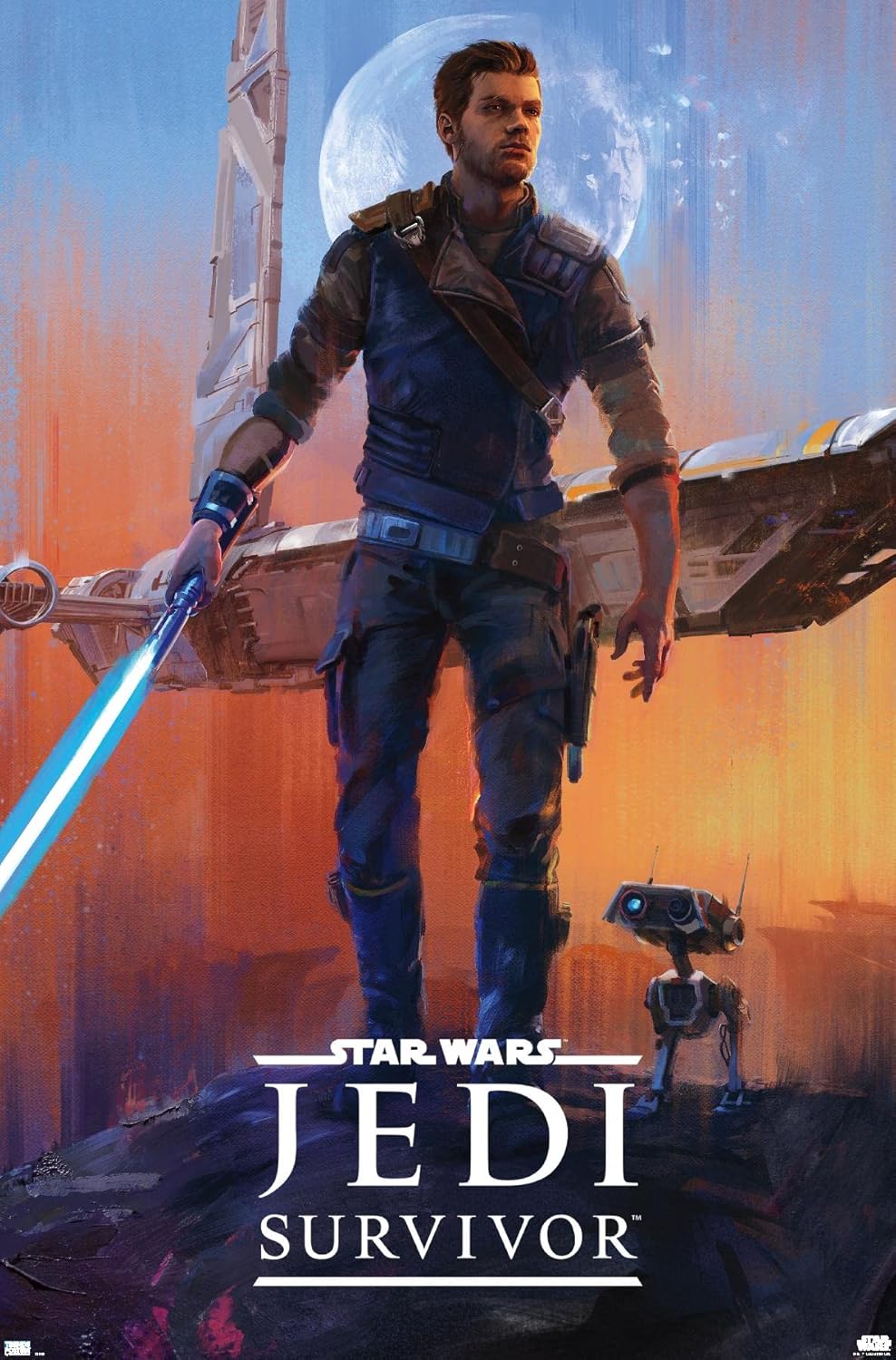 Amazon.com: Star Wars: Jedi: Survivor - Deluxe Key Art Wall Poster, 22 ...