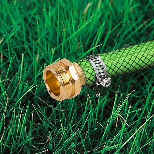 Miniatura 5 de Hourleey Conector de reparación de manguera de jardín con abrazaderas, apto para manguera de jardín de 34 o 58 pulgadas, juego de 4