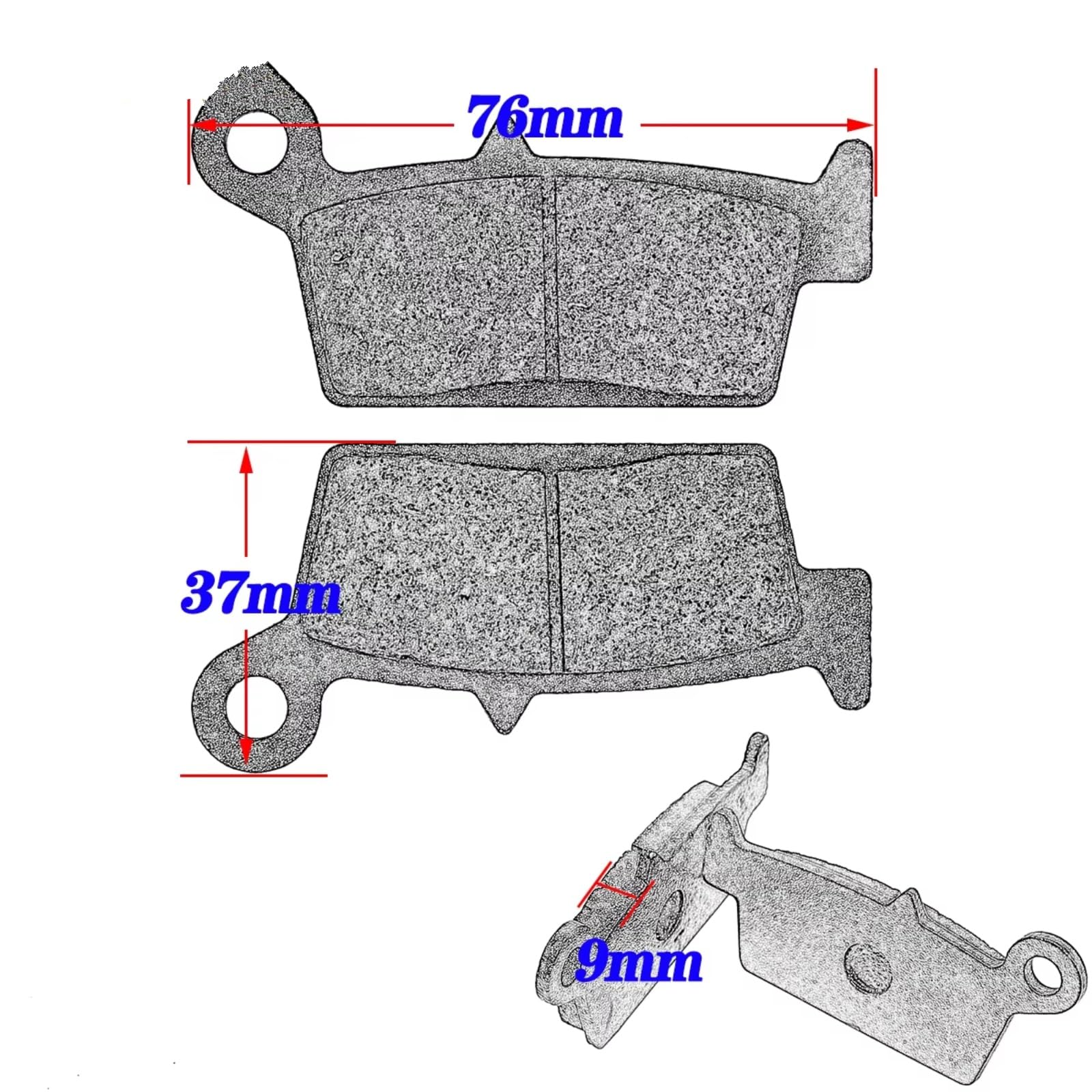 Pastiglie Freno A Disco Compatibile Con Suzuki Per Rm125 2006 2007 2008 2009 Moto Anteriore Posteriore Pastiglie Freno Accessori Ricambio