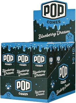 Blueberry Dream - 1 1/4 Cones, Unbleached - Box of 24