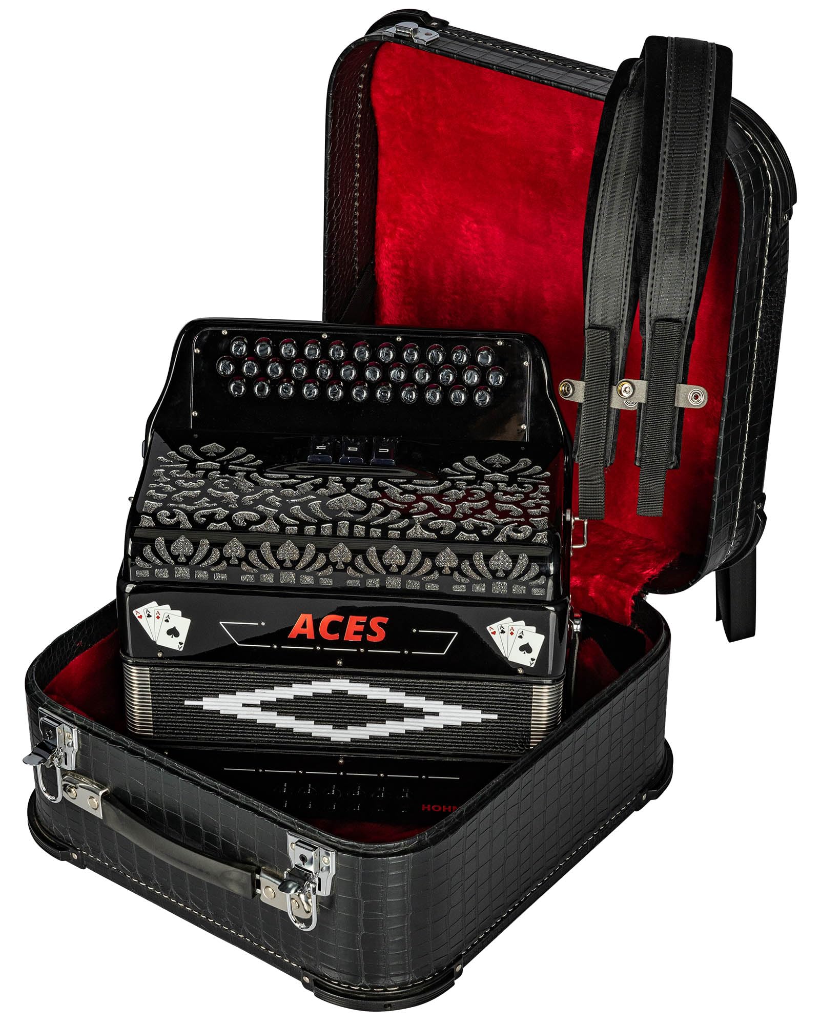 Amazon.com: Hohner Hohnica Aces II 34-Button Accordion with 3