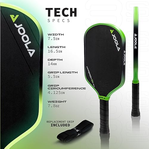 Miniatura 2 de JOOLA 3S Pickleball Paddles  Raw Carbon Fiber Surface  Ben Johns Perseus, Hyperion, Scorpeus & Magnus Shapes  Elongated, Wide Body & Aero Curve