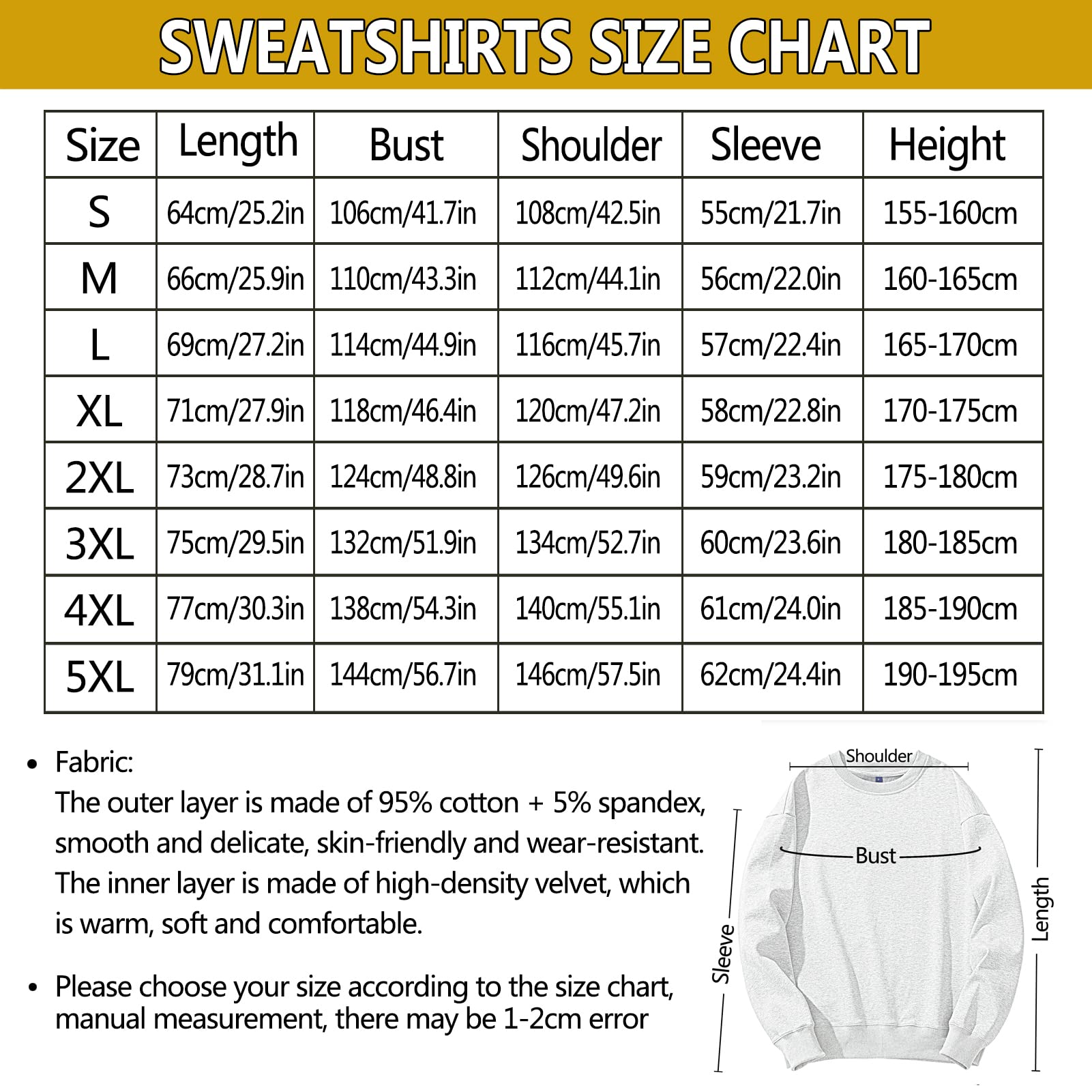 Herren Pullover Fleece Weich Sweatshirt Mit Langen Ärmeln Und Rundhals Casual Sweater Unisex Warmer Winter Pulli Für Männer Und Herren