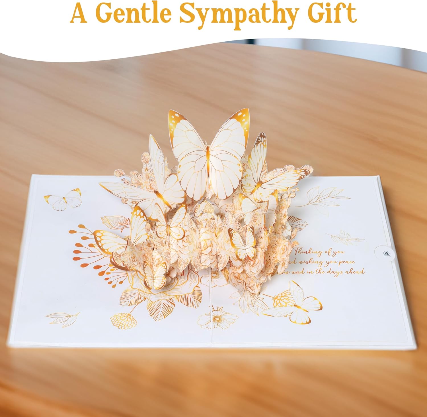 Goodbye Is Not Forever Sympathy 3D Pop Up Greeting Card, Quilling Card for Loss of Mom, Dad, Mother, Father, Child, Grandma, Grandpa, Pet, Memorial, Bereavement, Condolence or Thinking of You Gift - Image 2