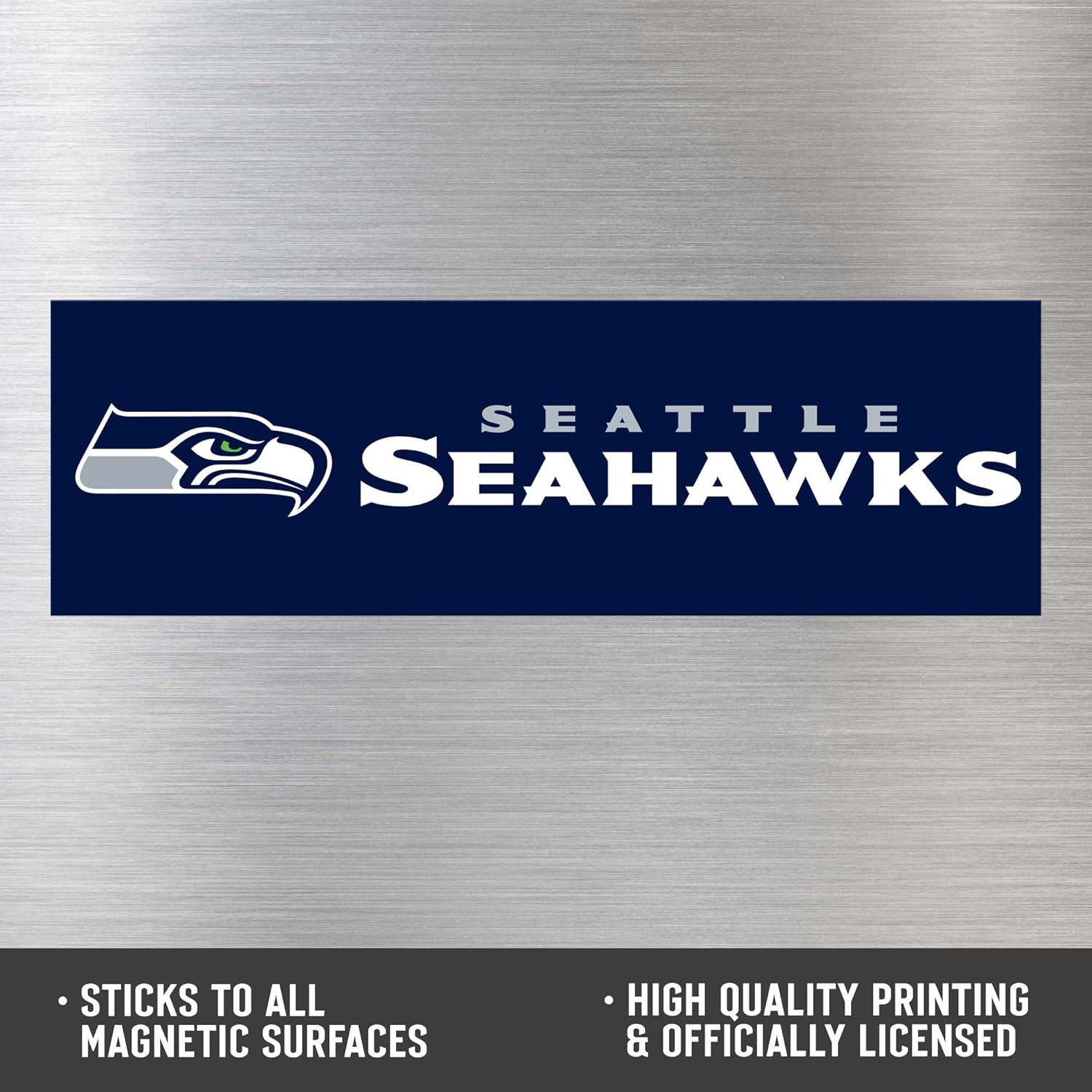 Rico Industries NFL Football 4 x 10 Team Spirit Magnet - Car, Home Décor - Refridgerator, Office, Kitchen