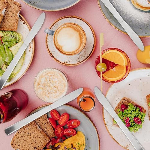 Miniatura 5 de Juego de 36 cuchillos de cena - Cuchillos de mesa Windsor de acero inoxidable de 8.7 pulgadas con cuchillos de mantequilla aptos para lavavajillas,