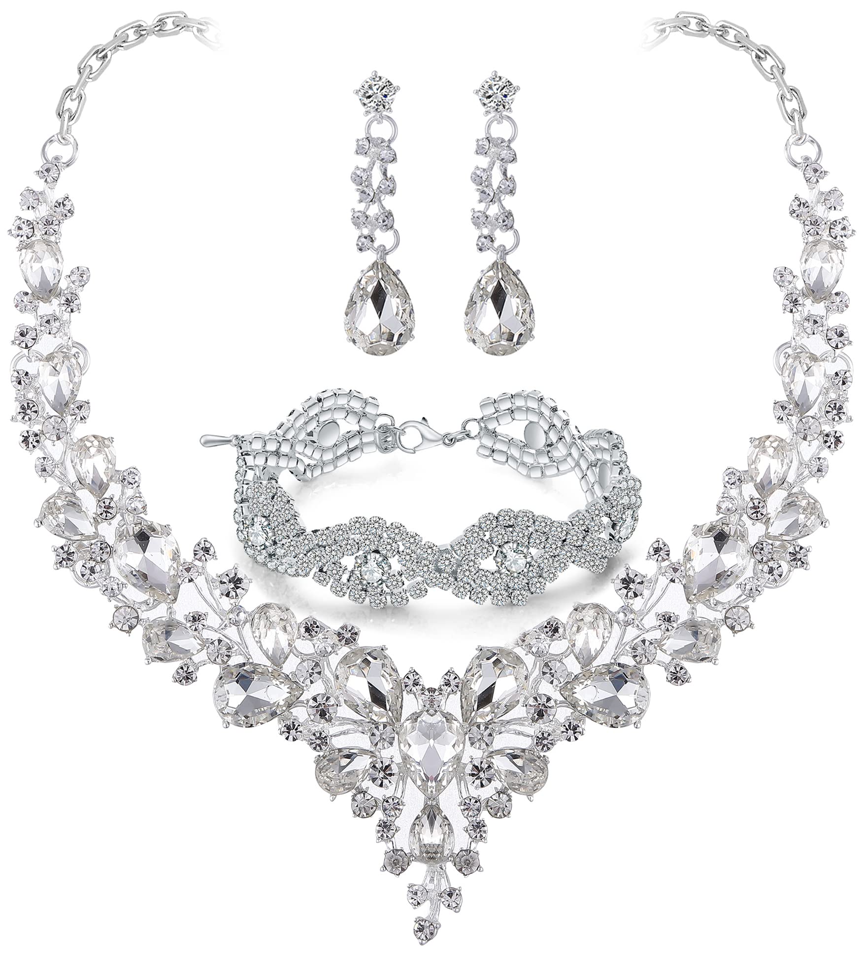 Paxuan Bridal Jewelry Set