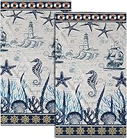 Vista 61 de Giwawa Juego de 2 toallas de mano de mármol negro con hojas modernas, suaves, toalla decorativa fina para la punta de los dedos para baño, gimnasio