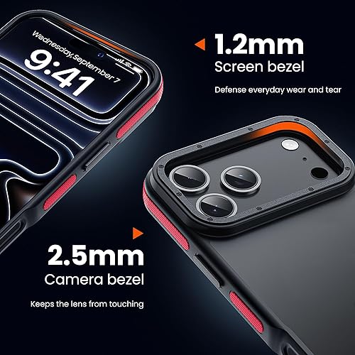 Miniatura 81 de Funda para iPhone 12, a prueba de golpes, para iPhone 12 Pro, protección contra caídas de grado militar, parte trasera dura, delgada, translúcida