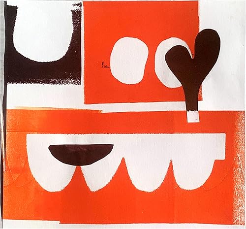 Harvest Gold 01; original unique mixed media collage accent artwork for home, office; approx 7" x 8"