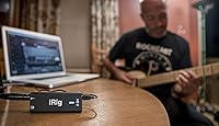 Vista 9 de IK Multimedia iRig HD 2 interfaz de audio de guitarra para iPhone, iPad, Mac, iOS y PC con cables USB-C, Lightning y USB y grabación de música de 24