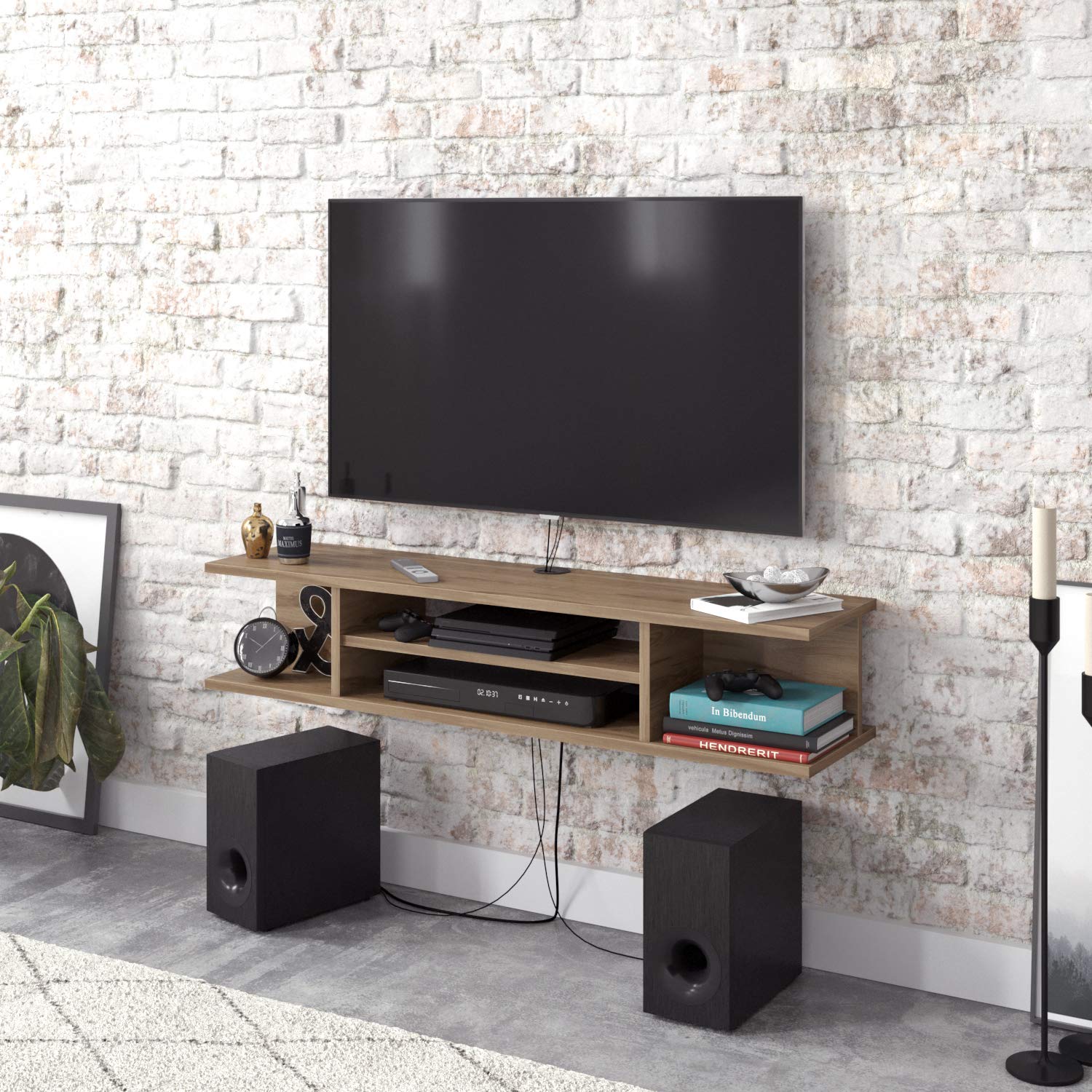 Buy Decorotika Pivot Floating TV Stand TV Unit Multimedia