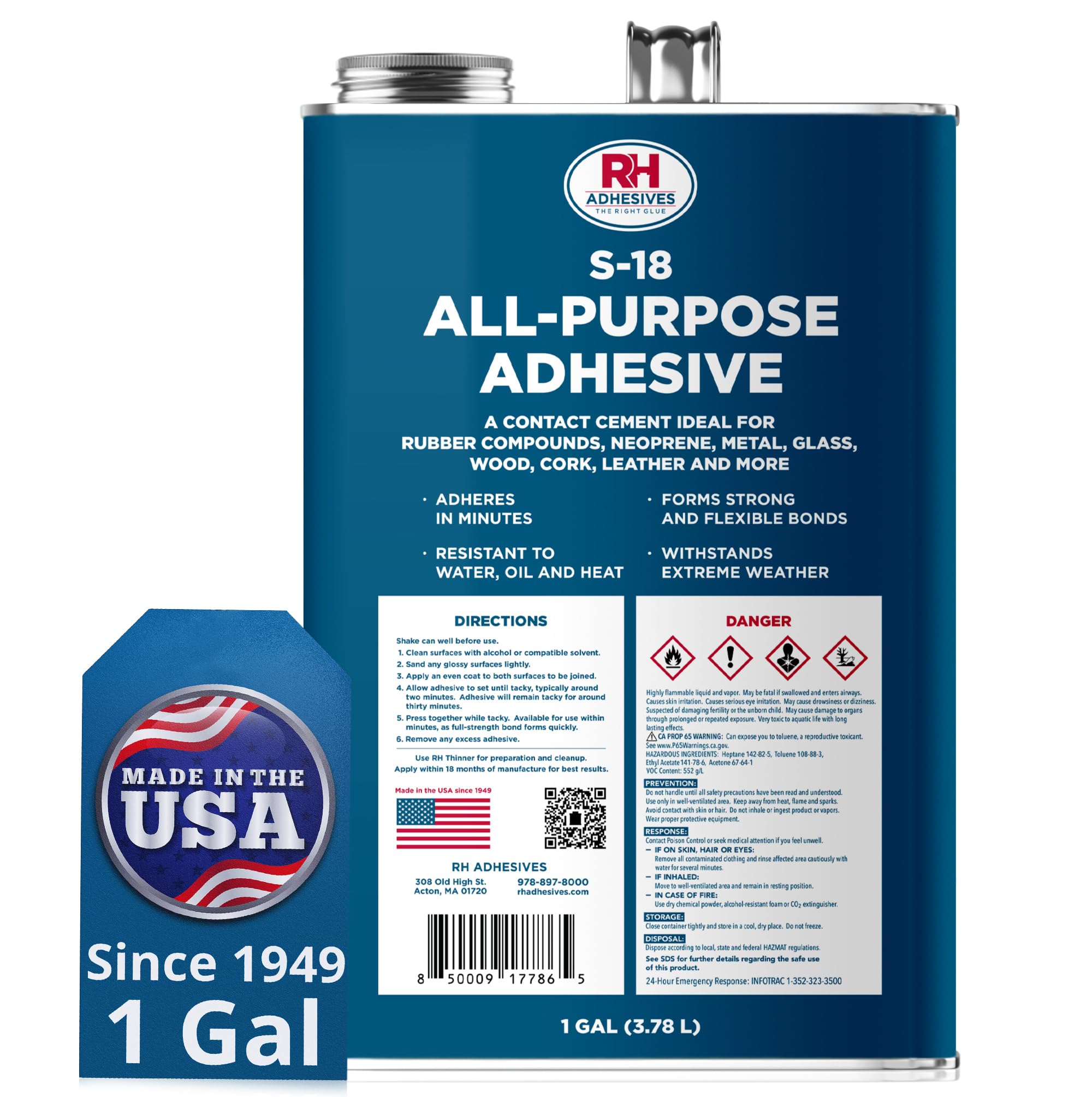 S-18 Contact Cement - Strong Bonding for Fabrics & Metal -7 S-18 Contact Cement - Strong Bonding for Fabrics & Metal -7