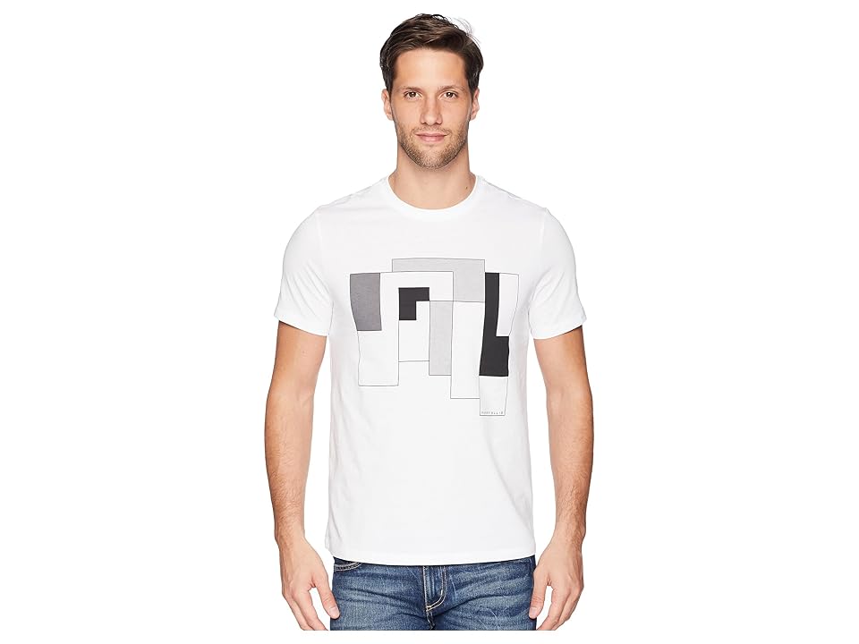 

Perry Ellis Abstract Print T-Shirt (Black) Men's T Shirt