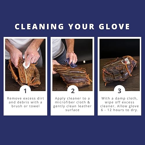 Miniatura 7 de Rhino Wax - Limpiador de guantes de cuero de béisbol - Limpiador de cuero natural para guantes de béisbol - Parte crítica de tu kit de rotura de