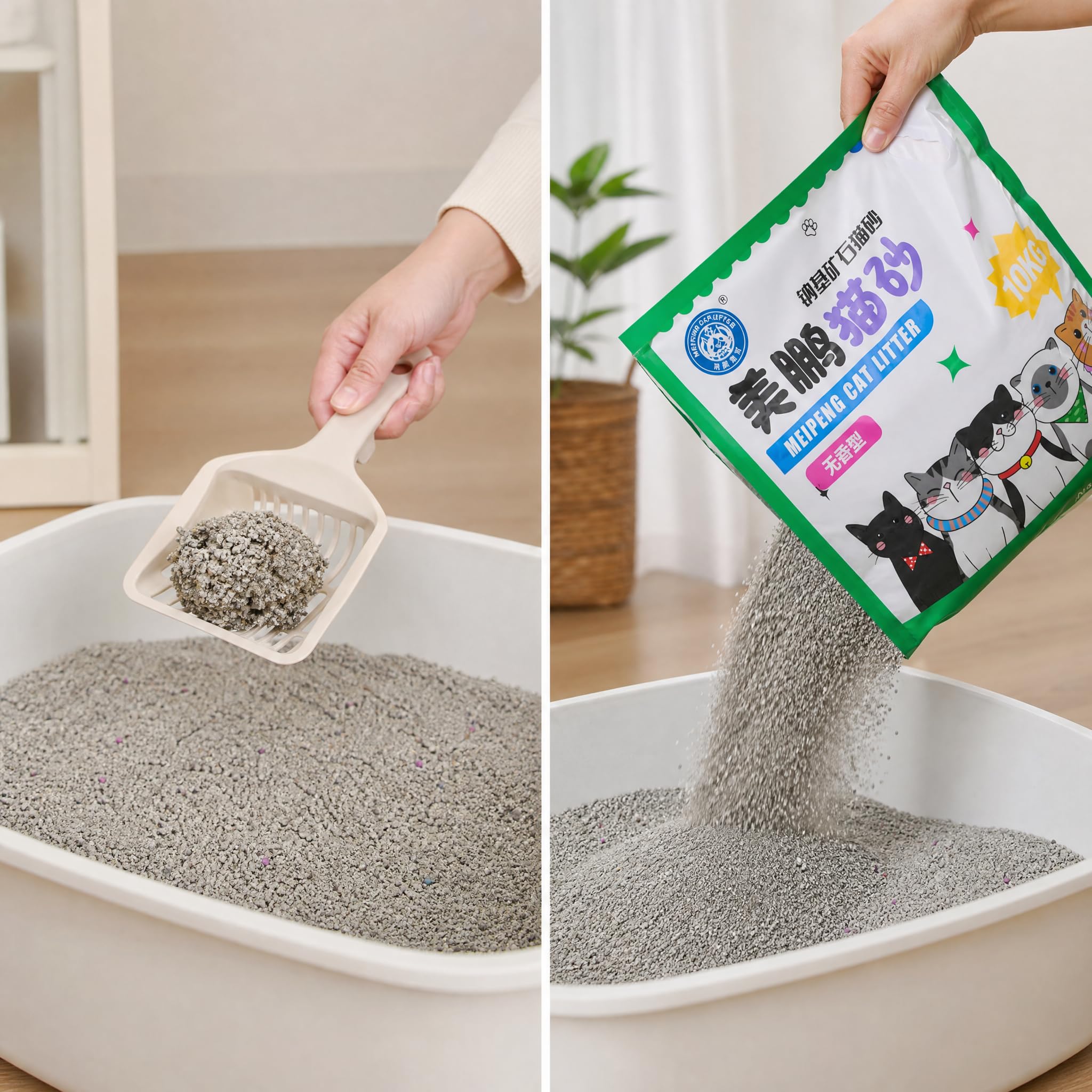 Lettiera per Gatti Bentonite