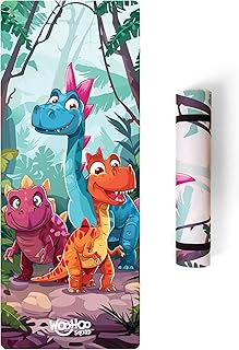 Woohoo Squad TPE Yoga Mat For Kids, 6mm Thickness, 150cm x 60cm | Anti-slip & Anti-skid | Ideal for 2-10 year olds | Free ... Price In India