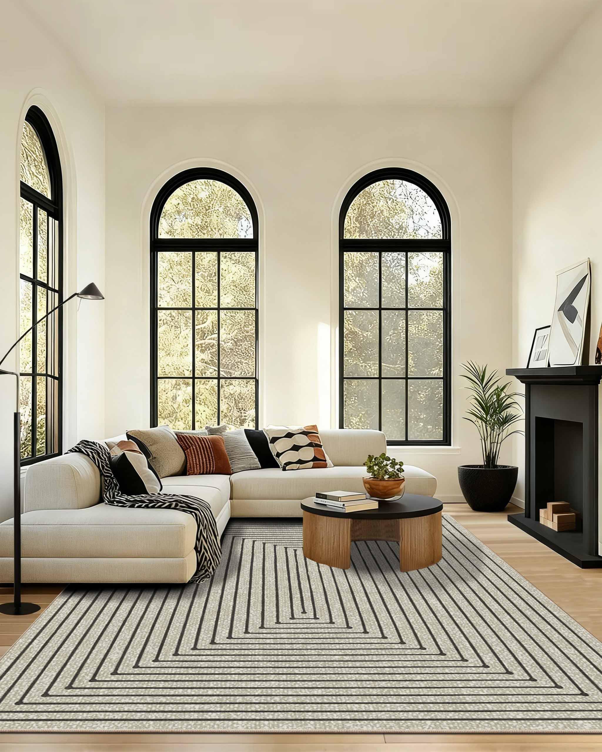 Amazon.com: Latte&Fog 8x10 Area Rugs for Living Room, Large Beige
