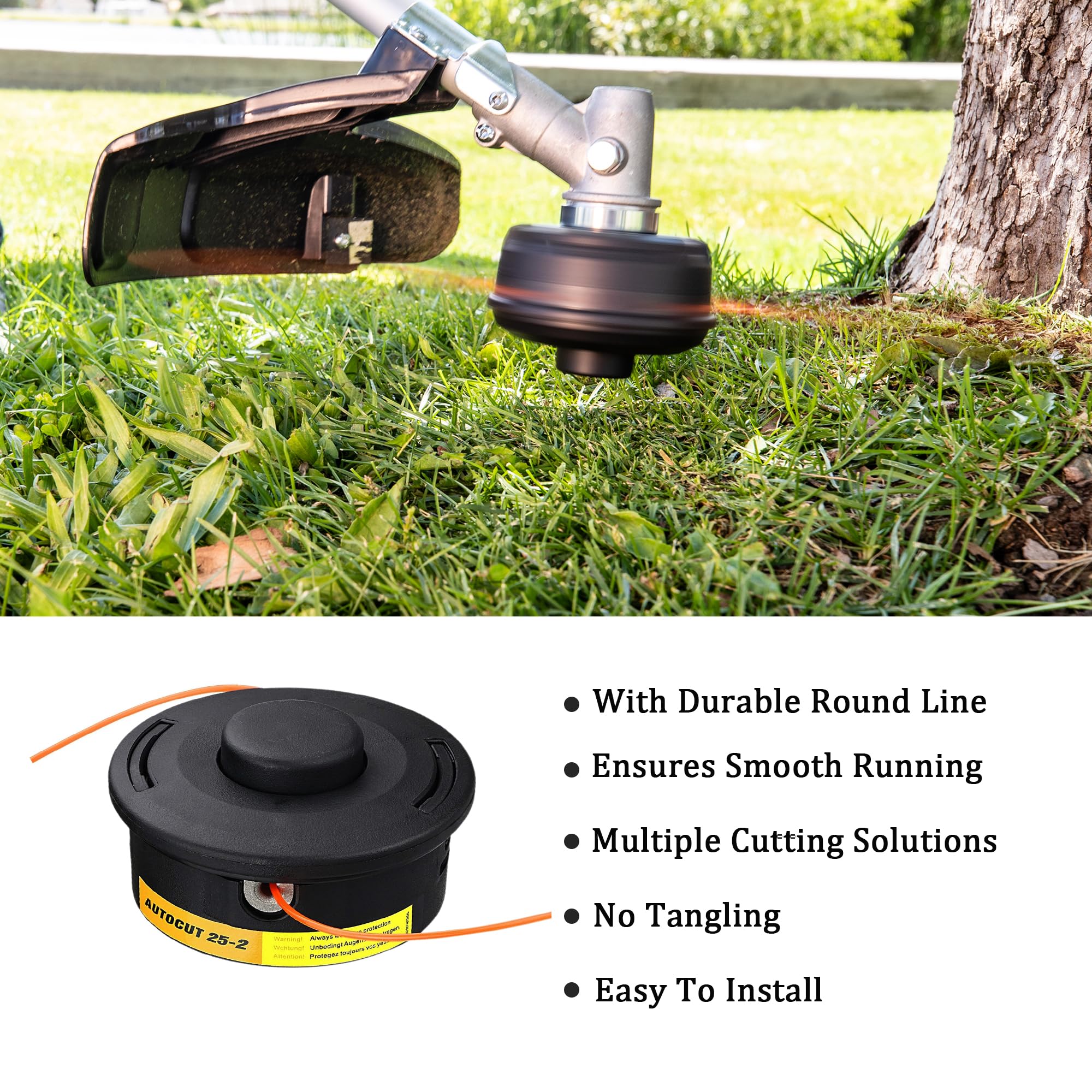 Cabezal de recortadora 25-2 4002 710 2191 apto para Stihl AUTOCUT