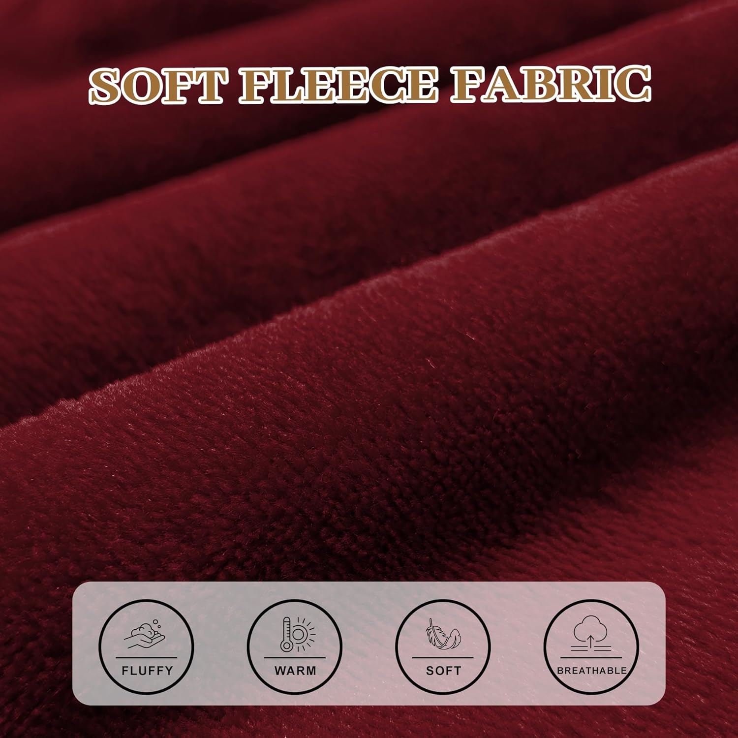 LYCY Womens Fleece Pajama Pants, Drawstring Lounge Pjs Plush Bottoms Warm Sleepwear with Pockets Comfy Winter - Image 2