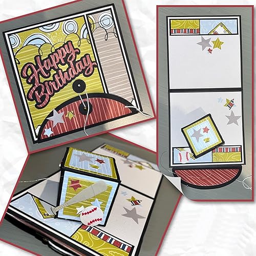 Miniatura 3 de Briartw Juegos de pelota de baloncesto fútbol béisbol golf rugby tenis de corte de metal juego de troqueles de bricolaje para álbumes de recortes