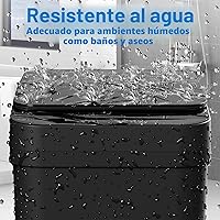 Vista 5 de Bote de Basura para Baño con Tapa, KOEYLE Paquete de 2 de 2.2 Galones Bote de Basura Automático sin Contacto, Bote de Basura Inteligente Pequeño