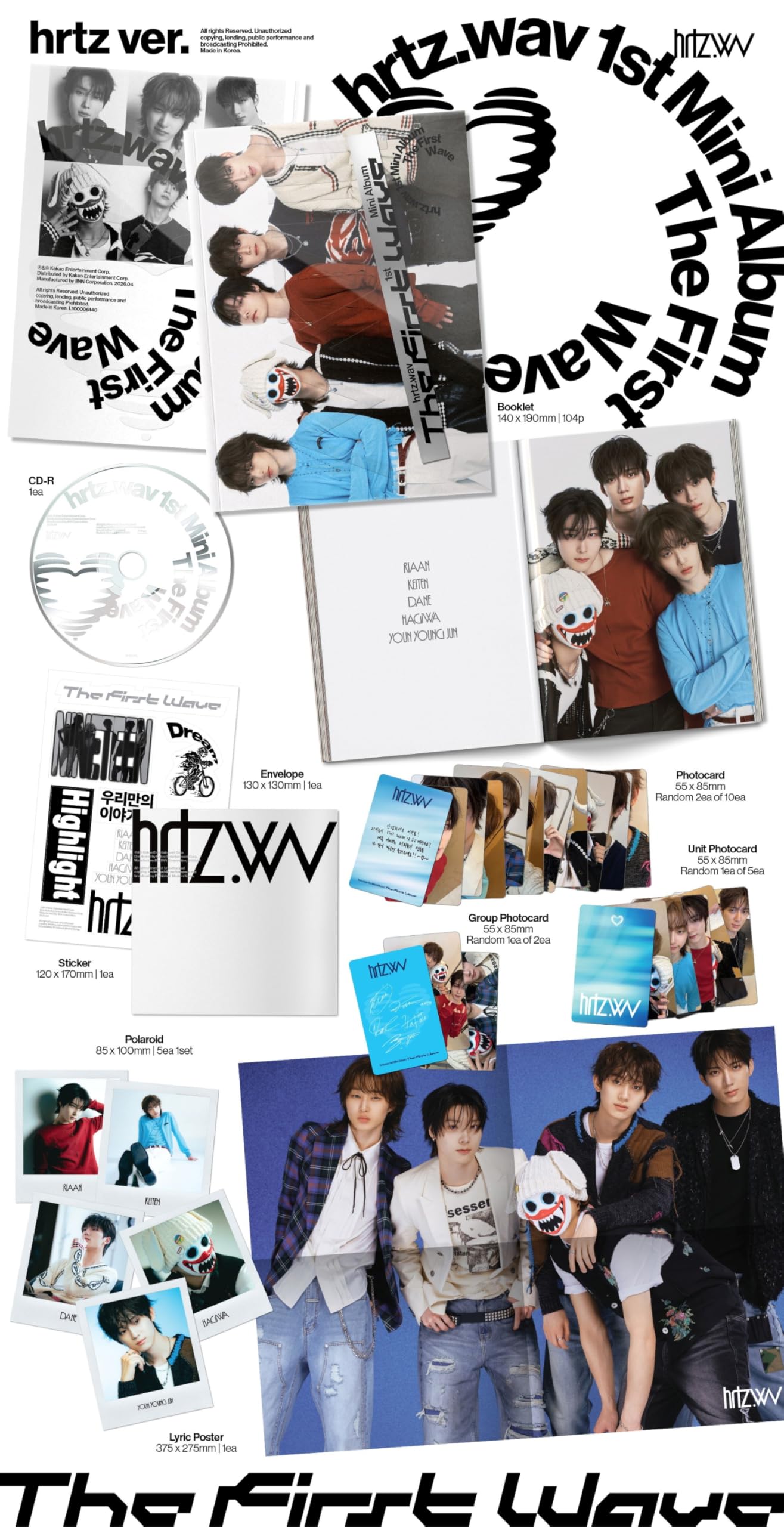 Amazon.co.jp: (Full Set : hrtz+wav+slogan) ヘルツ・ウェーブ hrtz