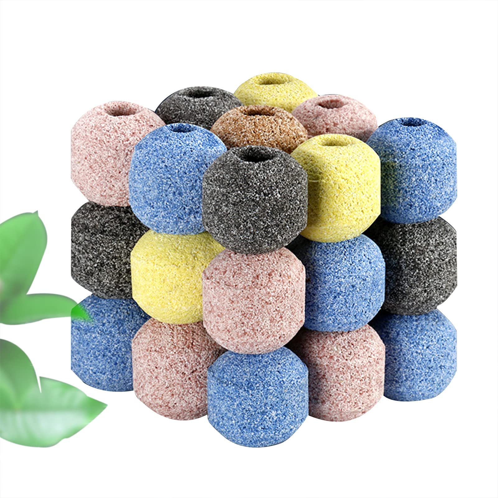 5D Aquarium Filter Media, Ceramic Bio Media Sphere Nano Filter Media for Freshwater Aquarium and Marine Fish Tank Sump Media 700g/Pack