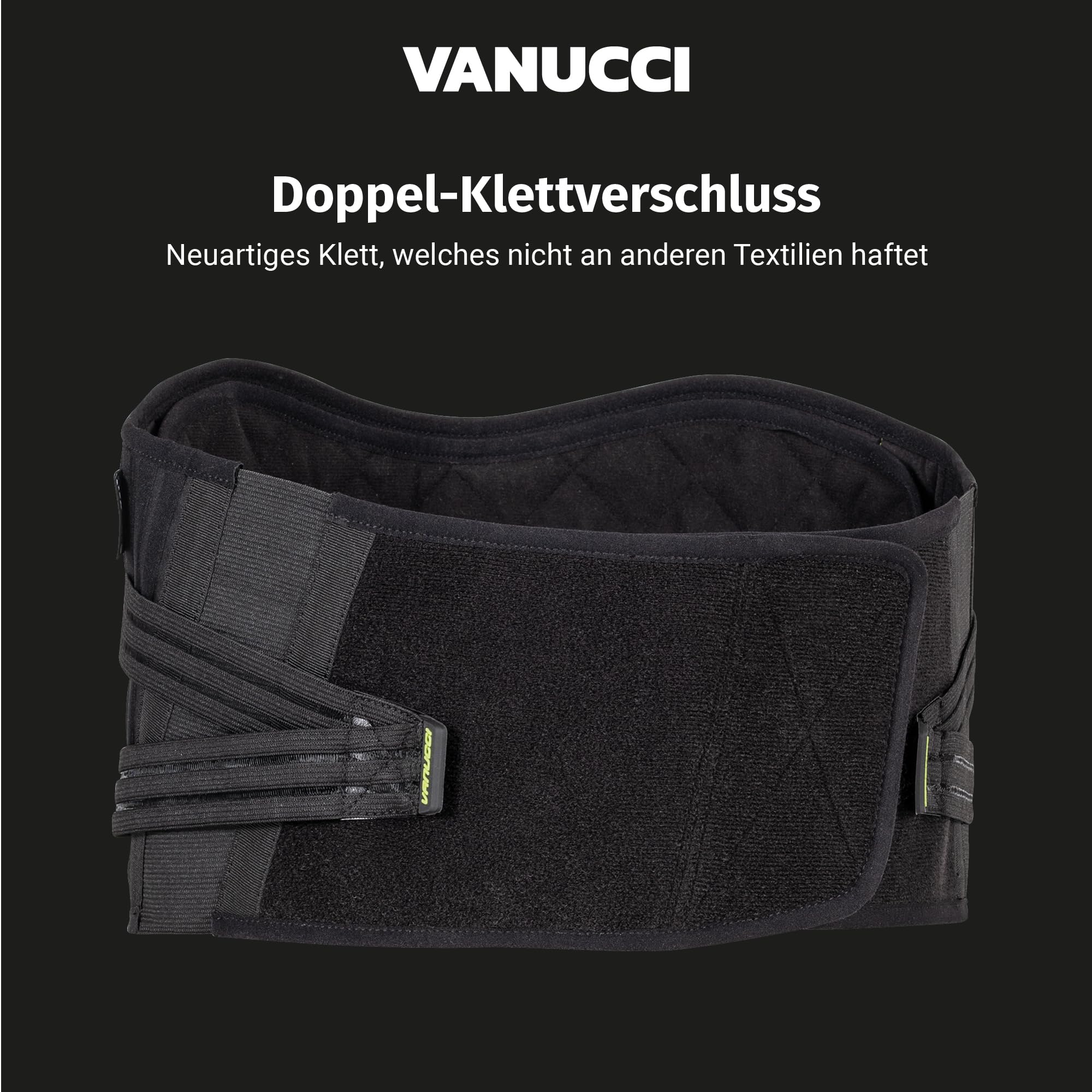 Vanucci 2-in-1 Nierengurt Motorrad Herren & Damen, Winddichter & Atmungsaktiver Motorrad Nierengurt, Herausnehmbares Thermofutter, mit Doppel-Klettverschluss, Größe S-XXL
