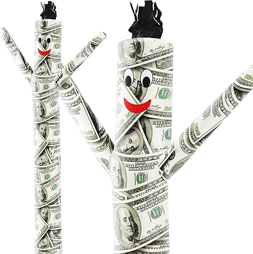 Miniatura 61 de LookOurWay Air Dancers Inflatable Tube Man Attachment - Wacky Waving Inflatable Dancing Tube Guy for Business Promotion - Blower Not Included